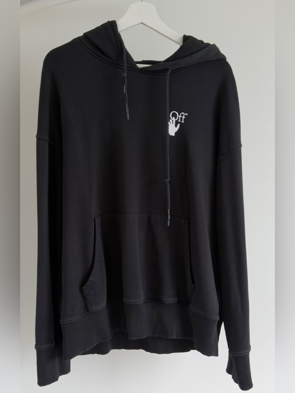 Authentic OFF-WHITE Pascal Arrow Logo Hoodie
Black
